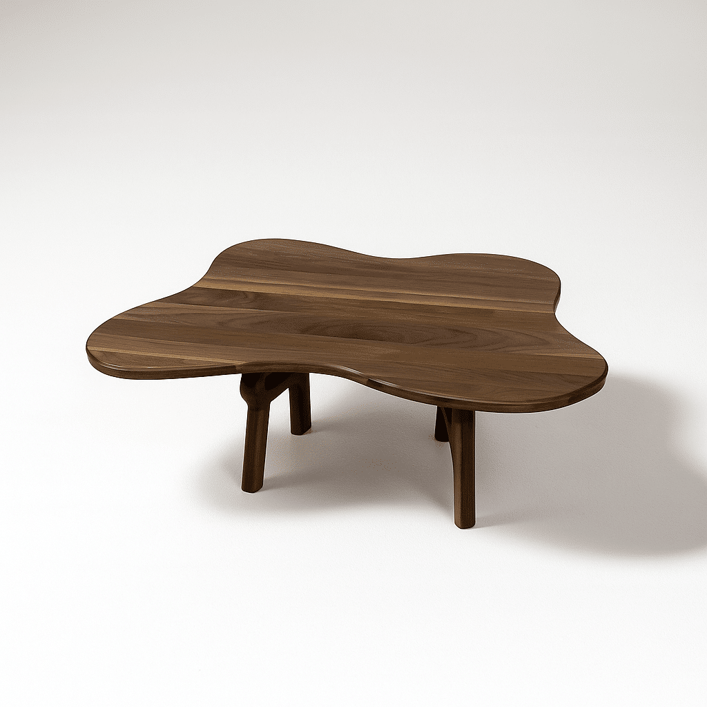 HARE – Table basse en noyer