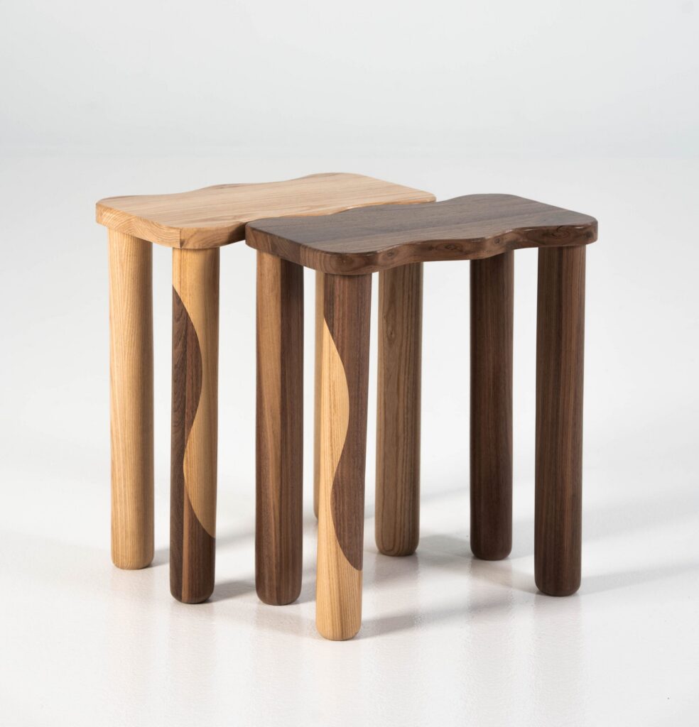 MÕA – Tabouret ondulé